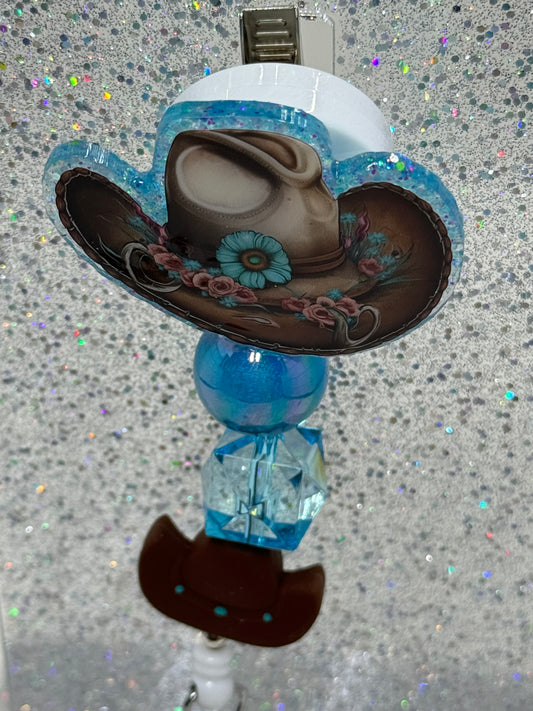 Cowgirl Hat with Hat Focal Bead