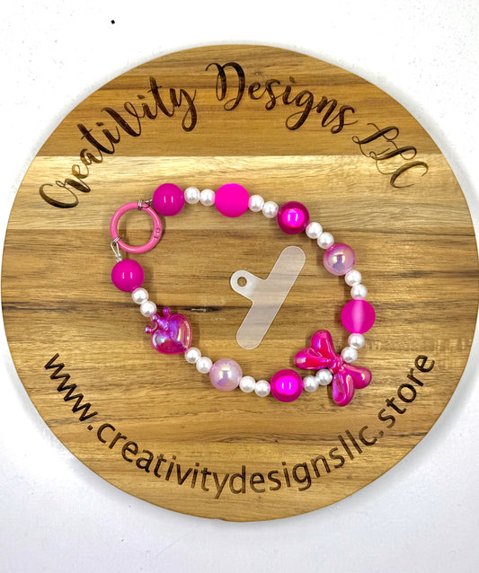 Fuchsia Queen Phone Charm