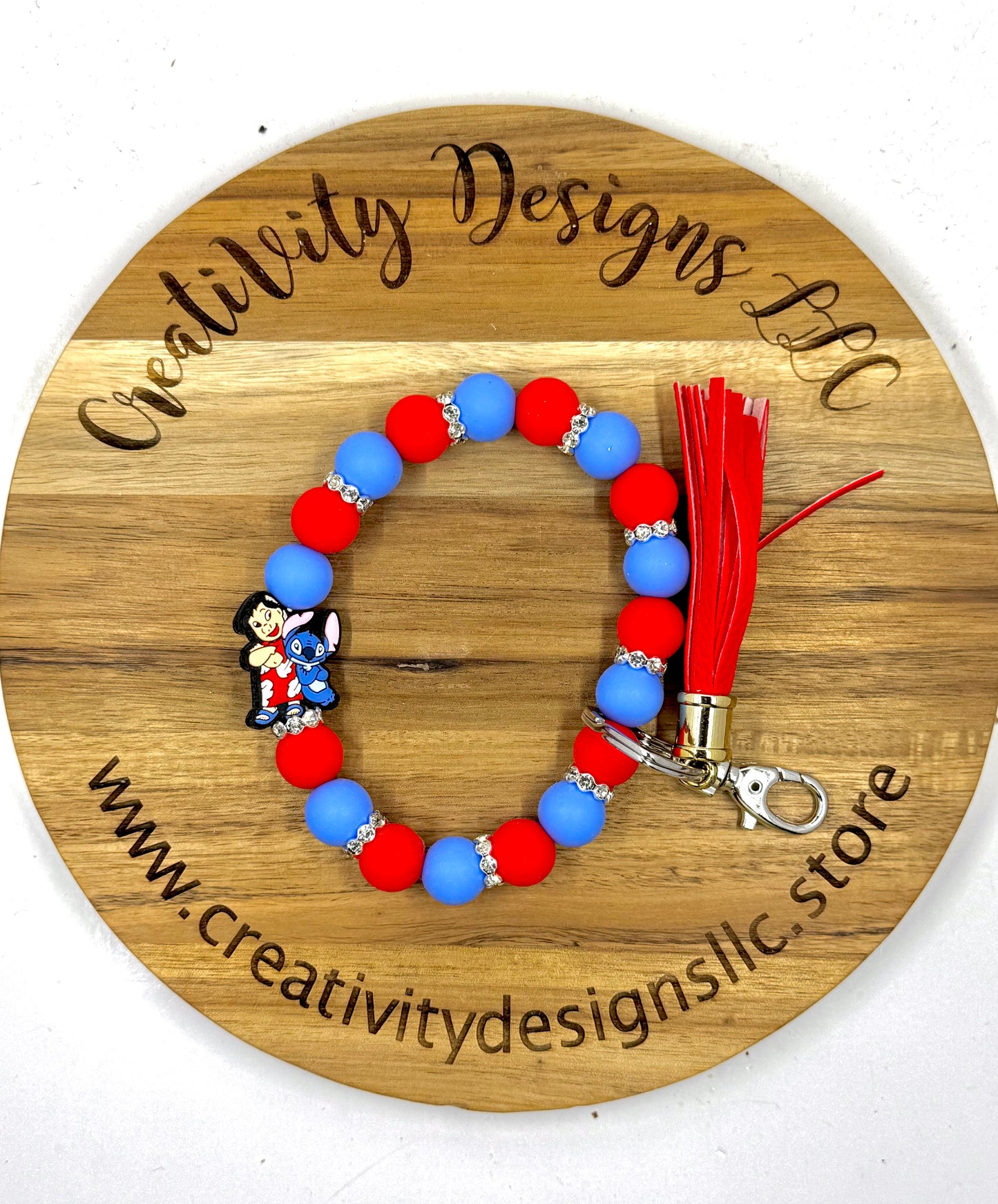 Blue Alien Wristlet